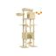 Cat scratching post 78x48x201cm., beige