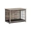 Klatka dla psa 98x65x68cm, brązowo-czarna