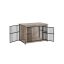 Klatka dla psa 98x65x69cm, czarno-jasnobrązowa