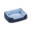 Dog bed 70x55x21cm., blue/dark blue