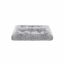 Fluffy dog ​​bed 95 x 60 cm, gray