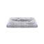 Fluffy dog ​​bed 122 x 74 cm, grey stripes