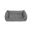 Dog bed with edge 100 x 70 x 28 cm, black