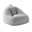 Puf Mark Adler Comfy 4.0 z oparciem, szary, 23 × 43 × 43 cm