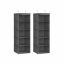 Hanging organizer set, 2 pcs, gray