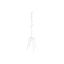 Clothes rack 34.7x34.7x170.5cm., white