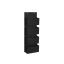 Hanging storage box, 4 levels, black