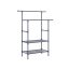 Clothes rack 114x45x171cm., dark gray