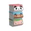 Set of 3 children's boxes 38x35x25cm., various colors