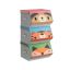 Set of 3 children's boxes 38x35x25cm., various colors