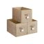 Set of 3 boxes 50x30x30cm., beige