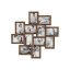 Set of 12 photo frames, brown