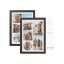 Set of 2 photo frames, black