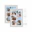 Set of 2 photo frames, white