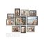 Set of 10 photo frames, assorted colors