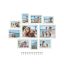 Set of 10 photo frames, white