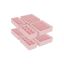 Set of 8 clothes storage organizers, pink