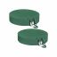 Set of 2 decorative storage bags, green