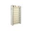 Fabric shoe rack RXJ36M 88 x 28 x 160 cm., beige