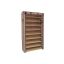 Shoe rack with light brown cover RXJ36K