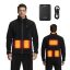 Heated wool jacket VEVOR, 6 heating zones, XXXL