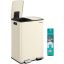SONGMICS LTB741 trash can, 2 × 30 l, 47.6 × 66.9 × 37.7 cm