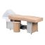 SPA bed Gabbiano Head Spa 017, with pouf, beige