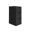 Shoe boxes 3 pcs. up to size 46, black