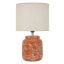 Lampa stołowa, 1 żarówka, pomarańczowa