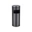 Floor-standing ashtray/trash can, black