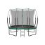 Trampoline 305x256cm., black/mint color