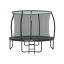 Trampolina Ø 366 cm z siatką zabezpieczającą, drabinką i wyściełanymi słupkami, niebieska