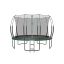 Trampoline 366x270cm., black/dark green
