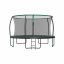 Trampoline 427 cm with net and ladder, black and dark green