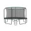 Trampoline 427x270cm., black/dark green