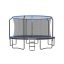 Trampoline 427x270cm., black/blue