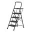 Drabina składana SONGMICS, 2 stopnie, 84 × 45,5 × 145,2 cm