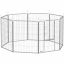 Wybieg dla psa PawHut 160x160x100cm, kolor srebrny