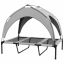 Legowisko dla psa PawHut 106x76x94cm, szaro-czarne