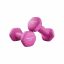 Dumbbell set 2 x 1 kg, pink