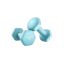 Dumbbell set 2 x 2 kg, turquoise