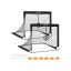 Football goal set, 2 pieces, black