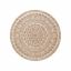 Carpet 120cm., white/beige