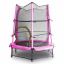 Trampolina dla dzieci 140 cm, różowa