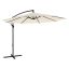 Parasol wspornikowy Ø 300 cm, beżowy