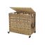 Natural color handmade laundry basket