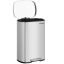 Pedal bin 50l, silver