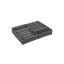 Folding box set, 4 pieces, dark grey
