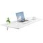 Folding white wall-mounted table 43.3x18 inches