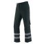 Chainsaw protective trousers, class A, 8 layers, black, large